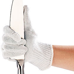 AGT 1 Paar Nylon-Stahl-Handschuhe mit Schnittschutz AGT Schnittschutzhandschuhe
