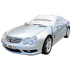 PEARL Premium Auto-Halbgarage für Mittelklasse, 360 x 136 x 58 cm PEARL Wetterfeste Pkw-Halbgaragen