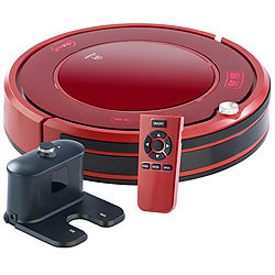 Sichler Haushaltsger&auml;te Staubsauger-Roboter PCR-3550UV mit Ladestation, HEPA Filter & UV-Lampe Sichler Haushaltsger&auml;te 2in1-Staubsaug- & Bodenwisch-Roboter