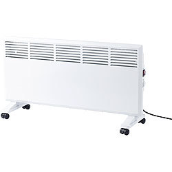 Sichler Haushaltsger&auml;te Mobiler Konvektor-Heizk&ouml;rper mit Rollen, 1900 W Sichler Haushaltsger&auml;te Konvektor Heizungen