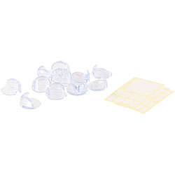 AGT 12er-Set Eckenschutz für Babys und Kinder, transparent, Größe L AGT Eckenschutz