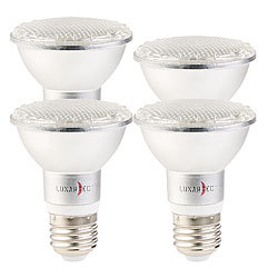 Lunartec LED-Pflanzenlampe mit 48 LEDs, 50 Lumen, E27, 4er-Set Lunartec LED-Pflanzenlampen E27 (rot & blau) 