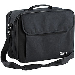 Luxja Beamer Tasche mit Schutzhülle für Laptop,Projektor Tasche Kompatibel,Lila 