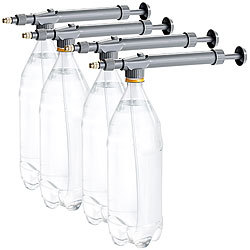 Royal Gardineer 4er-Set Universal-Druck-Sprühaufsatz für PET-Flaschen Royal Gardineer