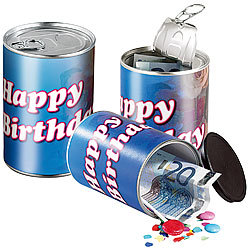 infactory 3er-Set Geschenkdosen "Happy Birthday" - originelle Präsent-Verpackung infactory