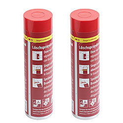 PEARL 2er-Set Feuerlösch-Sprays für Küche & Haushalt, 600 ml, 5A 21B 5F PEARL