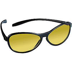 PEARL Kontrastverstärkende Nachtsichtbrille, UV 400 PEARL Nachtfahr- & Kontrast-Brillen