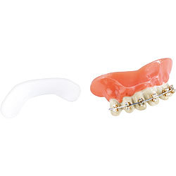 infactory Falsche Zähne mit Zahnspange infactory Falsche Zähne