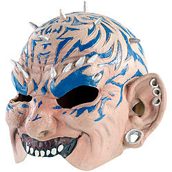infactory Dämonen-Halbmaske aus Latex infactory Maske