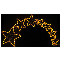 Lunartec Weihnachtsdeko "Kometenschweif" mit 120 LEDs, IP44 Lunartec LED-Kometenschweife