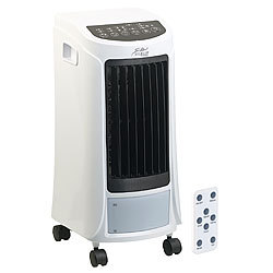 Sichler Haushaltsgeräte 4in1-Luftkühler, -befeuchter, Ionisator, Heizgerät, 4l, 1800W, 240ml/h Sichler Haushaltsgeräte Klimageräte zum Kühlen und Heizen