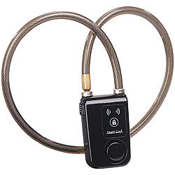 Semptec Urban Survival Technology App-gesteuertes Kabelschloss, Bluetooth, Alarm für Fahrrad, Tür u.v.m. Semptec Urban Survival Technology Kabelschlösser mit Bluetooth