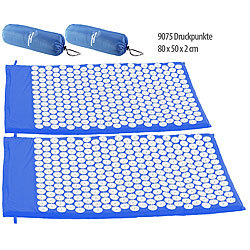 newgen medicals 2er-Set Entspannungsmatten mit 9075 Druckpunkten, 80 x 50 x 2 cm newgen medicals Akupressur-Matten