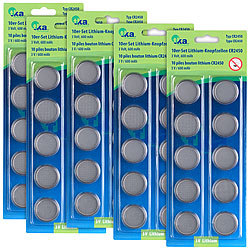 tka Köbele Akkutechnik 50er-Set Lithium-Knopfzellen CR2450, 3 Volt tka Köbele Akkutechnik Lithium-Knopfzellen Typ CR2450