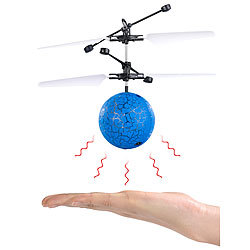 Simulus Selbstfliegender Hubschrauber-Ball mit bunter LED-Beleuchtung, blau Simulus Selbstfliegende Hubschrauber-Bälle