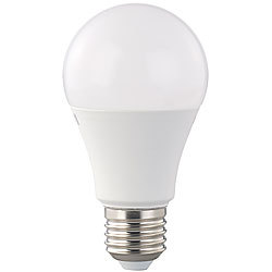 Luminea 4er-Set LED-Lampen, 12 Watt, E27, dimmbar, warmwei&szlig;, 2700 K, 1055 lm Luminea LED-Tropfen E27 (warmwei&szlig;), dimmbar