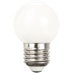 Luminea Retro-LED-Lampe, E27, 3 W, G45, 250 lm, warmwei&szlig; Luminea LED-Tropfen E27 (warmwei&szlig;)