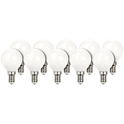Luminea Retro LED Tropfen E14: Retro LED Lampe, G45, 3 Watt Luminea Retro LED Tropfen E14: Retro LED Lampe, G45, 3 Watt