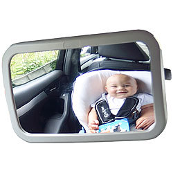 Lescars Baby-Spiegel fürs Auto Lescars Kinder- & Baby-Rückspiegel
