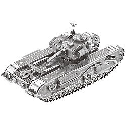 Playtastic 3D-Bausatz Panzer aus Metall im Maßstab 1:100, 48-teilig Playtastic 3D-Metallbausätze