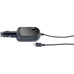 NavGear 12V-Kfz-Netzteil m. Vibrationssensor, G-Sensor, Akku, 5V, 0,5A NavGear G-Sensor-Netzteile für Dashcams