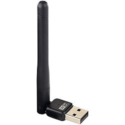 7links Mini-USB-WLAN-Stick mit 3-dBi-Antenne, 2,4 & 5,0 GHz, bis 650 Mbit/s 7links WLAN-USB-Sticks mit Antennen