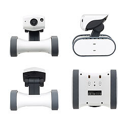 7links Home-Security-Rover m. HD-Video, IR-Nachtsicht, weltweit fernsteuerbar 7links IP-Überwachungskamera-Roboter mit IR-Nachtsicht