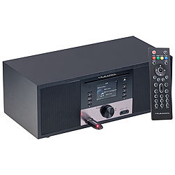 VR-Radio Stereo-Internetradio m. CD-Player, DAB+/FM, Farbdisplay, Wecker, 32 W VR-Radio Stereo-Internetradios mit CD-Playern