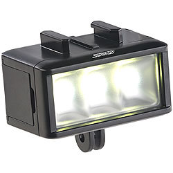 2,2 Watt 5.600 K Somikon Foto- & Videoleuchte 250 Lumen 35 Tageslicht-LEDs 