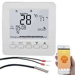 revolt WLAN-Thermostat für Fußbodenheizung, komp. zu Alexa & Google Assistant revolt WLAN-Raumthermostate