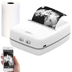 Callstel Mobiler Akku-Foto-Thermodrucker, Android & iOS, Bluetooth, App, 57 mm Callstel