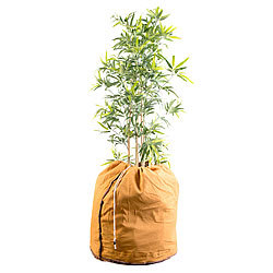Royal Gardineer XL-Thermo-Topfschutz für Pflanzen, 70 x 65 cm, mit Drainage, braun Royal Gardineer Thermo-Topfschutze für Kübelpflanzen