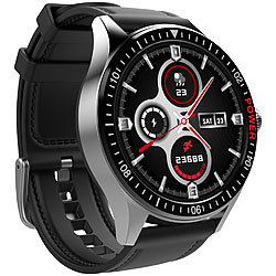 St. Leonhard Smartwatch mit Always-On-Display, Bluetooth, App, Herzfrequenz, IP68 St. Leonhard 