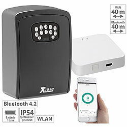 Xcase Mini-Schlüssel-Safe mit App und WLAN-Gateway mit Bluetooth-Mesh, IP54 Xcase Mini-Schlüssel-Safes und WLAN-Gateways mit Bluetooth