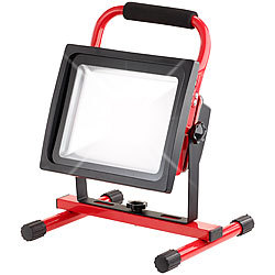 30W 24 LED Fluter Außen Strahler Arbeitsleuchte Flutlicht IP65 Handlampe AKKU