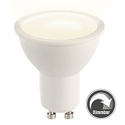 Luminea LED-Spot GU10, 6 Watt, 480 Lumen, F, warmweiß (3000 K), dimmbar Luminea LED-Spots GU10 (warmweiß)