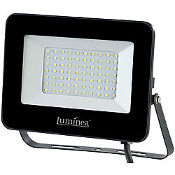 Luminea Wetterfester LED-Fluter, 50 W, 4.500 lm, IP65, 6.500 K, tageslichtweiß Luminea Wetterfester LED-Fluter (tageslichtweiß)
