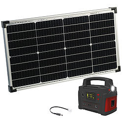 revolt Powerstation & Solar-Generator mit 50-W-Solarpanel, 420 Wh, bis 600 W revolt