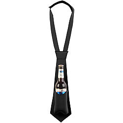 infactory Krawatte mit integriertem Bierhalter, für 0,33-l-Flaschen geeignet infactory Krawatten mit Bierhalter