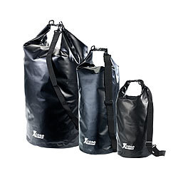 Xcase Urlauber-Set wasserdichte Packsäcke 16/25/70 Liter, schwarz Xcase Wasserdichter Packsack