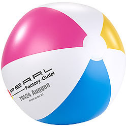 PEARL Aufblasbarer Wasserball, mehrfarbig, Ø 33 cm PEARL