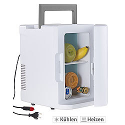 Rosenstein & Söhne Mobiler Mini-Kühlschrank mit Wärmefunktion, 12 & 230 V, 8 Liter Rosenstein & Söhne 