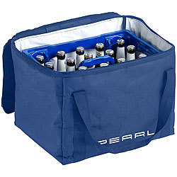 PEARL Isolierte Kühltasche, verstärkter Trageriemen für Bierkästen, 30 Liter PEARL Kühltaschen für Bierkästen