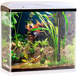 Sweetypet Nano-Aquarium-Komplett-Set mit LED-Beleuchtung, Pumpe & Filter, 40 l Sweetypet Aquarien-Komplettsets