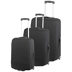 Xcase Kofferschutzhülle: 2er-Set elastische Schutzhülle für Koffer bis 63  cm Höhe, Größe L (Kofferhülle)