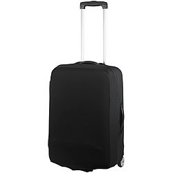 Xcase Elastische Schutzhülle für Koffer bis 53 cm Höhe, Größe M, schwarz Xcase 