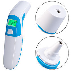 Elektronisches Körperthermometer Ohrentemperatur Stirnthermometer Digitale Temperaturpistole Berührungsloses Thermometer Infrarot-Thermometer für Haushaltsbabys Erwachsene