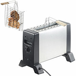 Rosenstein & Söhne Vertikaler Infrarot-Tischgrill mit 24 x 18 cm Grillfläche & 1.000 Watt Rosenstein & Söhne Rauchfreie Vertikal-Infrarot-Grills 
