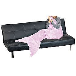Wilson Gabor Weiche Meerjungfrau-Decke mit Flosse für Kinder, 140 x 60 cm, rosa Wilson Gabor Meerjungfrau-Decken