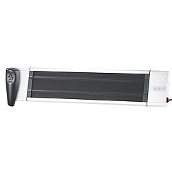 Semptec Urban Survival Technology IR-Dunkelheizstrahler RA-324, Timer & Fernbedienung, 2.400 Watt, IP55 Semptec Urban Survival Technology Dunkelheizstrahler